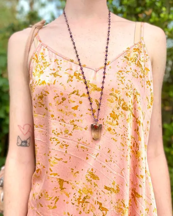 Flower dye cloth 