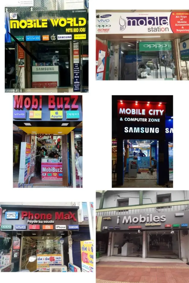 Mobile shop board 