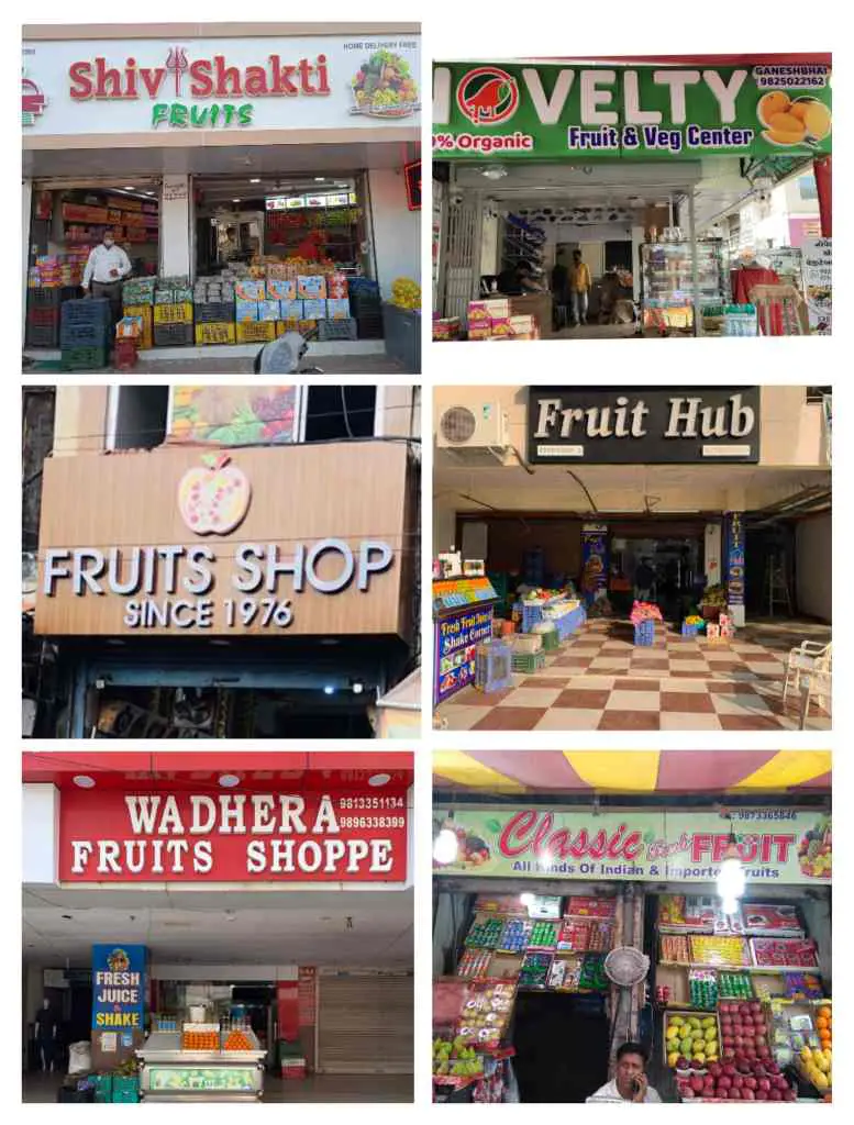 Fruit shop board name ideas 