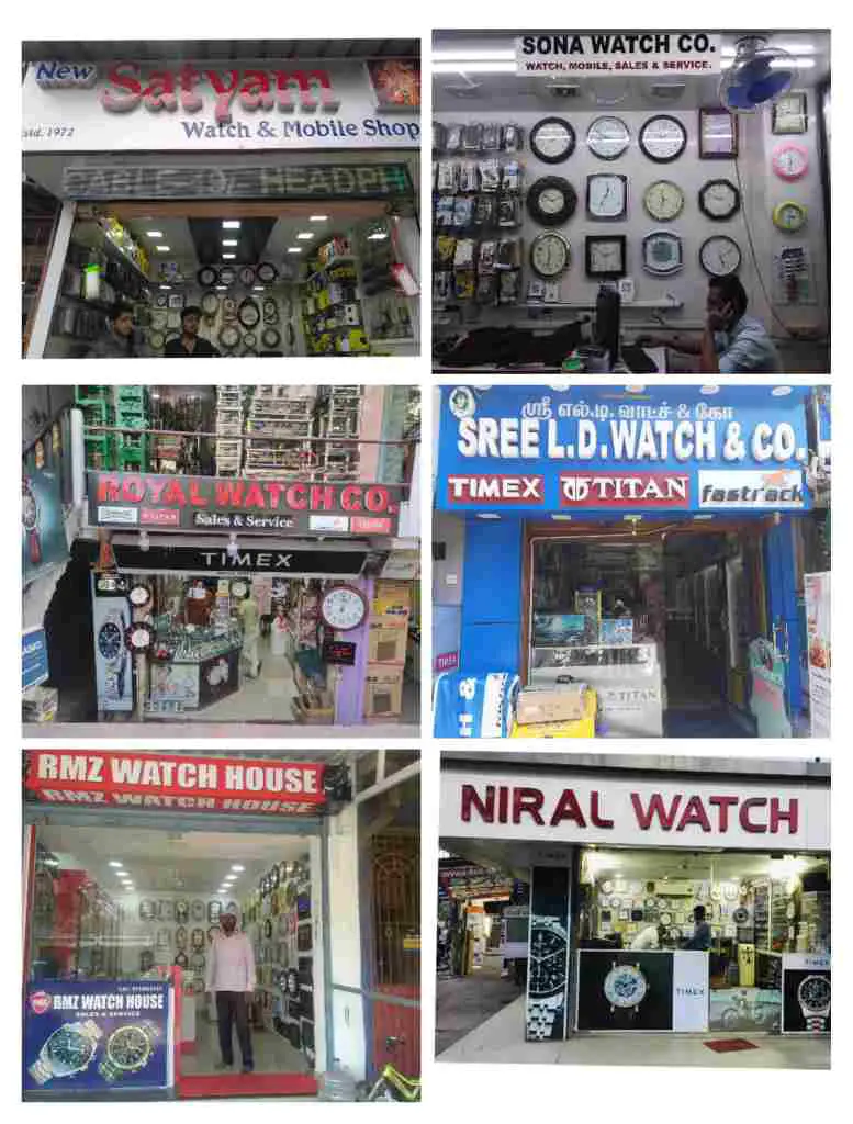 Watch shop name board 