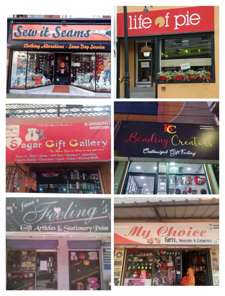 Novelty shop name 