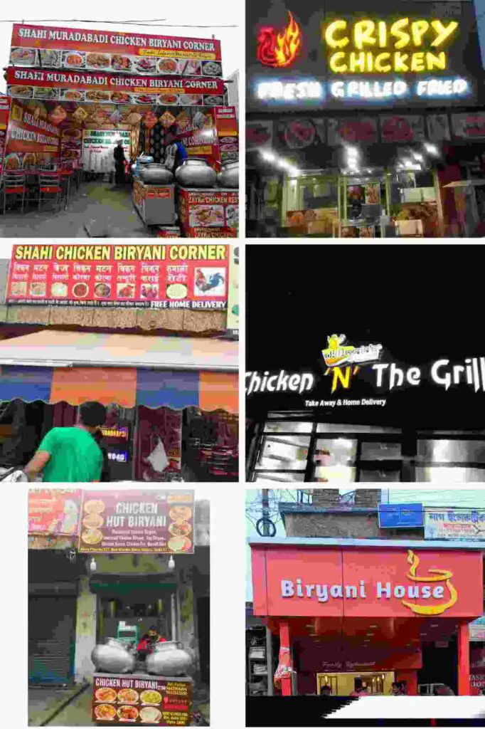Biryani shop name board 